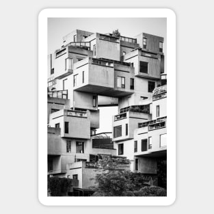 Habitat 67 Montreal Monochrome Sticker